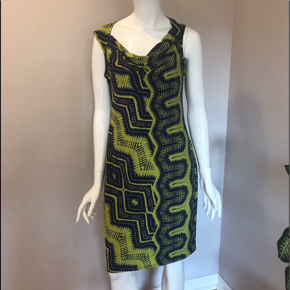 Sleeveless Print Dress